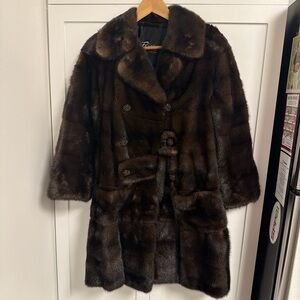 GORGEOUS Brown Genuine Mink Jacket by Fliers Furs Beverly Hills | Size: Small